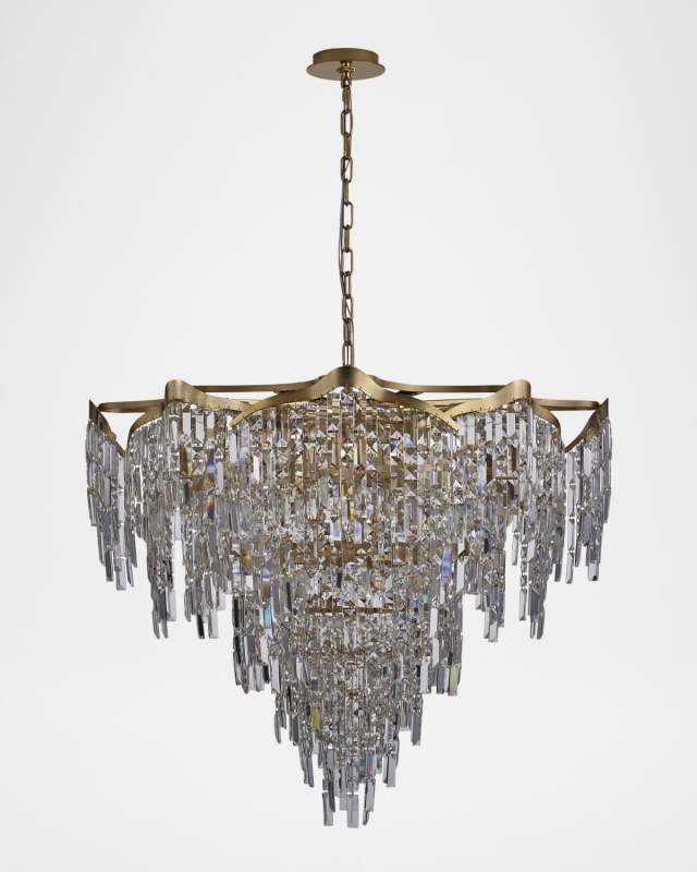 Cadere 40" 24-Light Crystal Chandelier